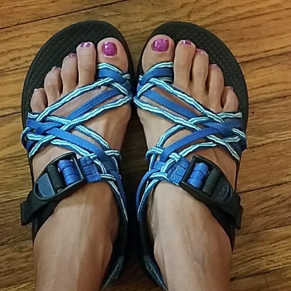 Chacos size 5 triple straps